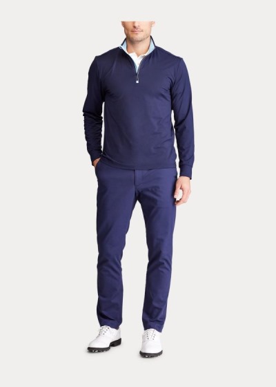 Pullover Ralph Lauren Hombre Azul Marino - Performance Jersey - QWFCE7102